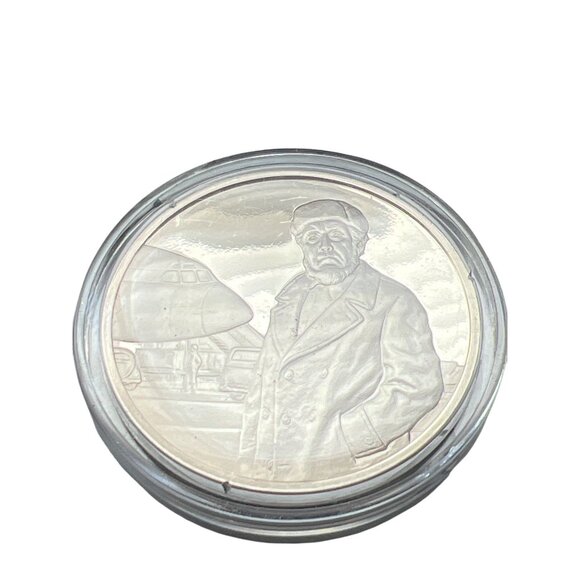 1974 Medallic Yearbook Sterling Silver Proof Nobel Laureate Exiled Soviet Union - Picture 1 of 3